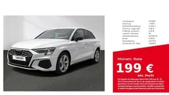 Weiß Gebraucht 2022 Audi A3 Sportback e-tron S-Line Limousine | 29.480 € (Fairer Preis)