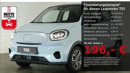Usado Leapmotor T03 69 kW (95 HP) 2025 Azul Citadino