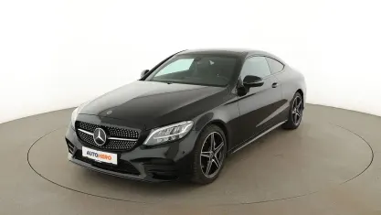 Gebraucht Mercedes C200 AMG line 2019 Schwarz Coupé