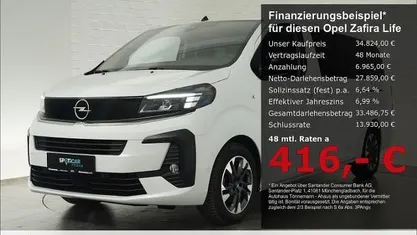 Gebraucht Opel Zafira Life Edition 177 PS (130 kW) 2024 Van / Kleinbus