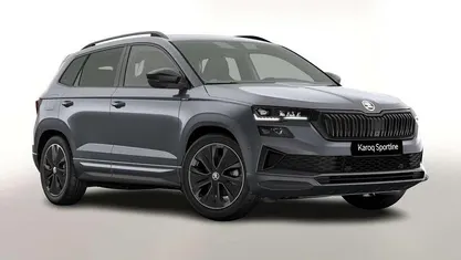 Stahlgrau Neu 2025 Skoda Karoq SportLine SUV | 35.430 € (Fairer Preis)