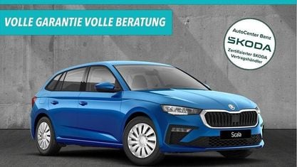 Nowe Skoda Scala Essence 95 KM (69 kW) 2025 Niebieski Hatchback