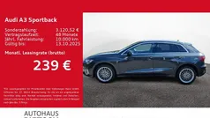 Grau Gebraucht 2024 Audi A3 Sportback Ambiente Limousine | 31.430 € (Fairer Preis)