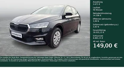 Gebraucht Skoda Fabia Selection 95 PS (69 kW) 2025 Schwarz Limousine