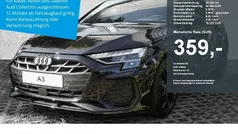 Mythosschwarz metallic Neu 2025 Audi A3 Sportback S-Line Limousine | 40.990 € (Fairer Preis)
