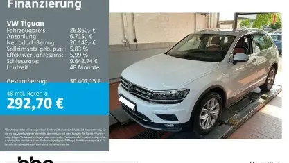 Gebraucht VW Tiguan Highline 190 PS (139 kW) 2019 Weiß SUV