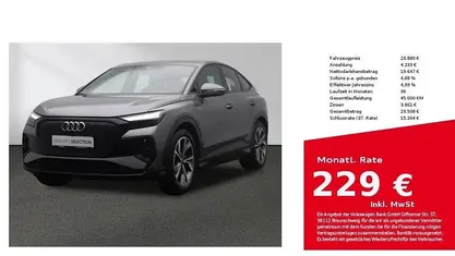 Taifungrau Gebraucht 2022 Audi Q4 Sportback e-tron S-Line SUV | 23.880 € (Guter Preis)