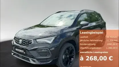 Neu Seat Ateca Black Edition 150 PS (110 kW) 2026 Schwarz SUV