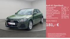Grün Gebraucht 2024 Audi A1 Sportback Advanced Kleinwagen | 23.780 € (Guter Preis)