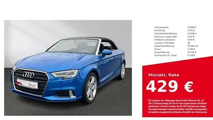 Gebraucht Audi A3 Cabriolet Sport 150 PS (110 kW) 2020 Cabrio