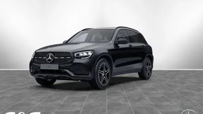 Gebraucht Mercedes GLC200 AMG 197 PS (144 kW) 2020 Metalliclack obsidianschwarz SUV