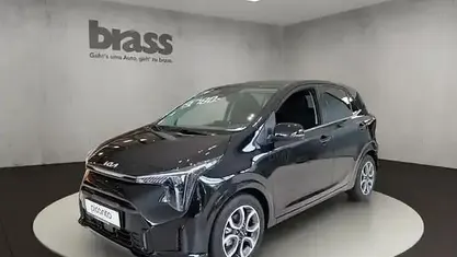 Auroraschwarz met. Gebraucht 2025 Kia Picanto Vision Kleinwagen | 17.680 € (Fairer Preis)