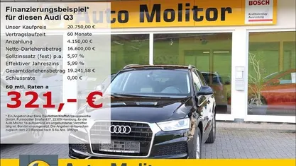 Schwarz Gebraucht 2018 Audi Q3 S-Line SUV | 20.750 € (Superpreis)