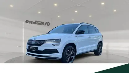 Weiß Gebraucht 2022 Skoda Karoq SportLine SUV | 29.980 € (Fairer Preis)