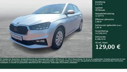 Gebraucht Skoda Fabia Essence 95 PS (69 kW) 2025 Silber Kleinwagen