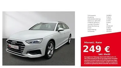 Begagnad Audi A4 Advanced 190 HK (139 kW) 2024 Vit Kombi
