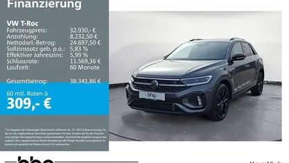 Gebraucht VW T-Roc R-line 190 PS (139 kW) 2023 Grau SUV