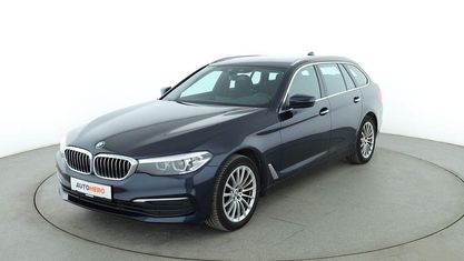Brugt BMW 520 190 HK (139 kW) 2018 Blå Stationcar