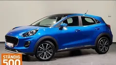 Blau, desert island blue metallic Gebraucht 2024 Ford Puma Titanium SUV | 23.990 € (Fairer Preis)