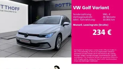 Gebraucht VW Golf VIII Life 116 PS (85 kW) 2023 Weiss Kombi