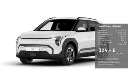 Schneeweiss Neu 2025 Kia EV3 Air SUV | 32.290 € (Fairer Preis)