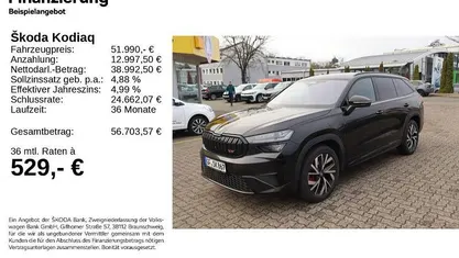 Blackmagic perleffekt Gebraucht 2025 Skoda Kodiaq RS SUV | 51.690 € (Guter Preis)