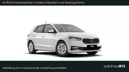 Neu Skoda Fabia Selection 95 PS (69 kW) 2026 Moonweiß perleffekt Limousine
