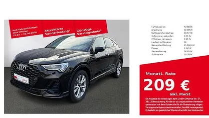 Gebraucht Audi Q3 Sportback S-Line 150 PS (110 kW) 2025 SUV