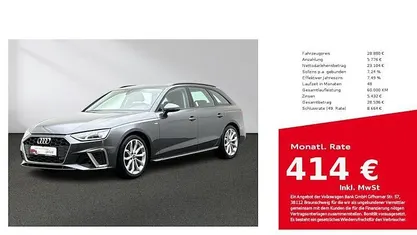 Gebraucht Audi A4 S-Line 150 PS (110 kW) 2023 Kombi