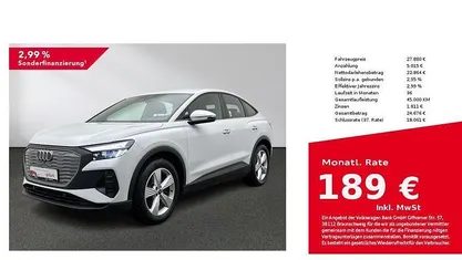 Gebraucht 2022 Audi Q4 Sportback e-tron Advanced SUV | 27.880 € (Fairer Preis)