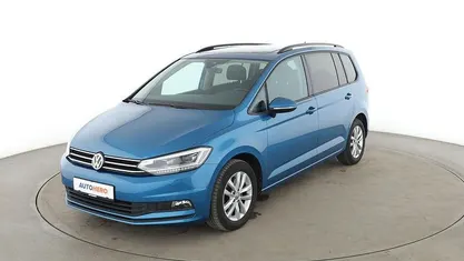 Gebraucht VW Touran Comfortline 116 PS (85 kW) 2018 Blau Van / Kleinbus