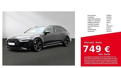 Gebraucht Audi RS6 Ambiente 600 PS (441 kW) 2023 Mythosschwarz metallic Kombi