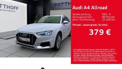 Gebraucht Audi A4 Allroad Ambiente 204 PS (150 kW) 2024 Weiß Kombi