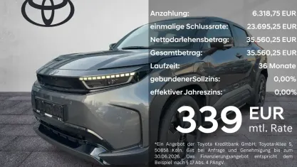 Gebraucht Toyota Urban Cruiser Lounge 127 kW (174 PS) 2026 Grandeur grey metallic SUV