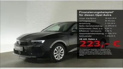 Gebraucht Opel Astra Business Elegance 131 PS (96 kW) 2024 Schwarz Kleinwagen