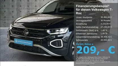 Usado VW T-Roc Goal 150 HP (110 kW) 2025 Preto SUV