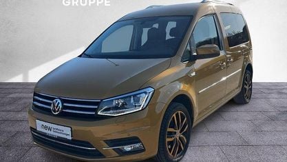 Brugt VW Caddy Highline 150 HK (110 kW) 2017 Gul MPV