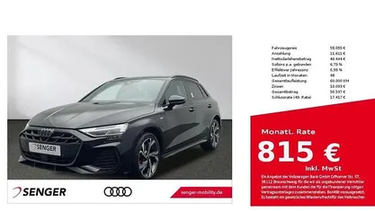 Neu Audi A3 Sportback e-tron Comfort 272 PS (200 kW) 2025 Schwarz Kleinwagen