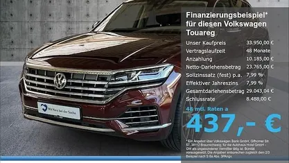 Gebraucht VW Touareg Atmosphere 231 PS (169 kW) 2019 Rot SUV