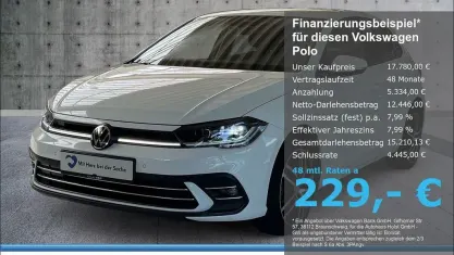 Gebraucht VW Polo Style 95 PS (69 kW) 2022 Weiß Kleinwagen