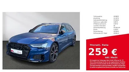 Ascariblau Gebraucht 2024 Audi A6 S-Line Kombi | 49.880 € (Fairer Preis)