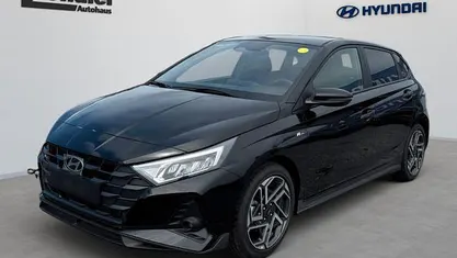 Gebraucht Hyundai i20 N Line 74 PS (54 kW) 2025 Phantom black / met (schwarz) Kleinwagen