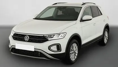 Pure white Neu 2025 VW T-Roc Life SUV | 30.295 € (Superpreis)