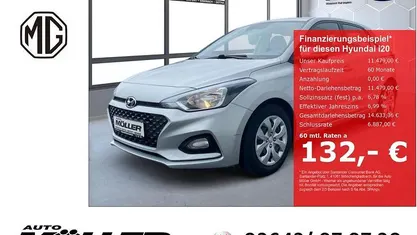 Gebraucht Hyundai i20 Select 101 PS (74 kW) 2019 Silber Kleinwagen