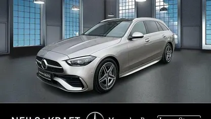 Silber Gebraucht 2022 Mercedes C220 AMG Kombi | 38.450 € (Fairer Preis)