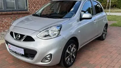 Gebraucht Nissan Micra N-TEC 80 PS (58 kW) 2017 Silber (new silver (m)) Kleinwagen