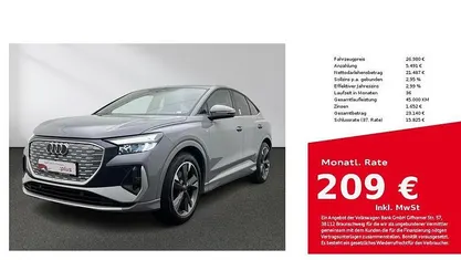 Kieselgrau Gebraucht 2022 Audi Q4 Sportback e-tron Ambiente SUV | 26.980 € (Fairer Preis)
