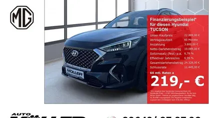 Gebraucht Hyundai Tucson N Line 177 PS (130 kW) 2020 Schwarz SUV