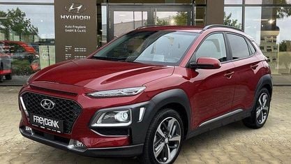 Używany Hyundai Kona Premium 177 KM (130 kW) 2019 Czerwony SUV
