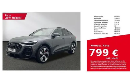 Neu Audi SQ5 Sportback S-Line 367 PS (269 kW) 2025 Schwarz SUV